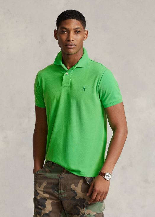 le polo de la terre 46T60T997 Hommes Ralph Lauren néon vert