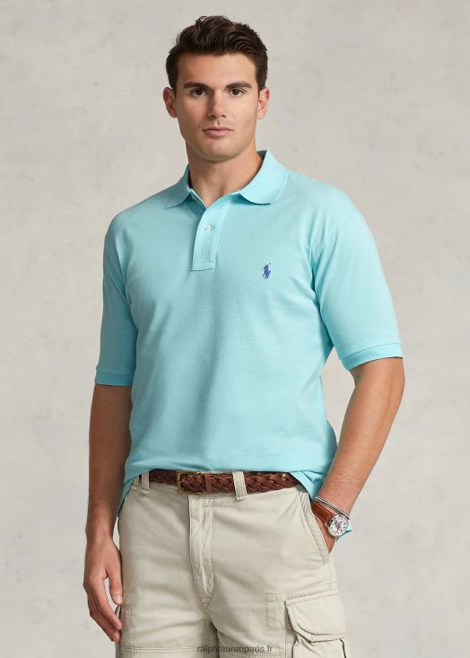 le polo iconique en maille 46T60T1820 Hommes Ralph Lauren île aquatique