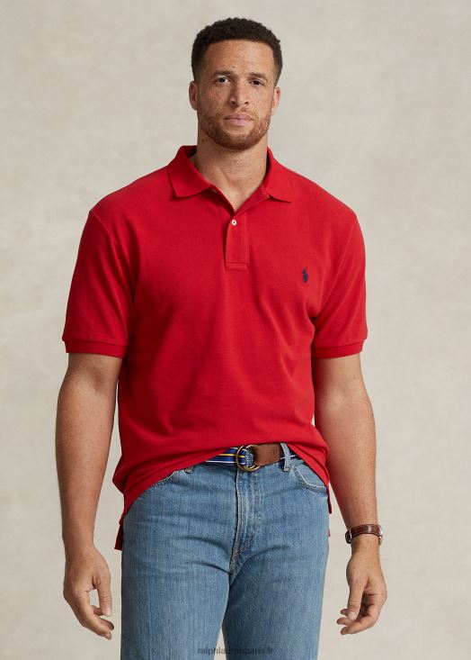 le polo iconique en maille 46T60T1822 Hommes Ralph Lauren rl2000 rouge