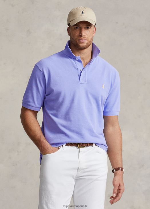 le polo iconique en maille 46T60T1830 Hommes Ralph Lauren bleu lafayette - Cliquez sur l'image pour la fermer