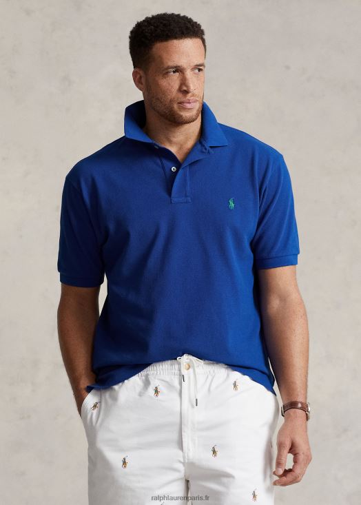 le polo iconique en maille 46T60T1831 Hommes Ralph Lauren étoile saphir