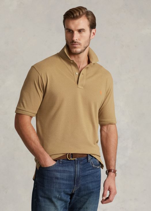 le polo iconique en maille 46T60T1834 Hommes Ralph Lauren surf de sable