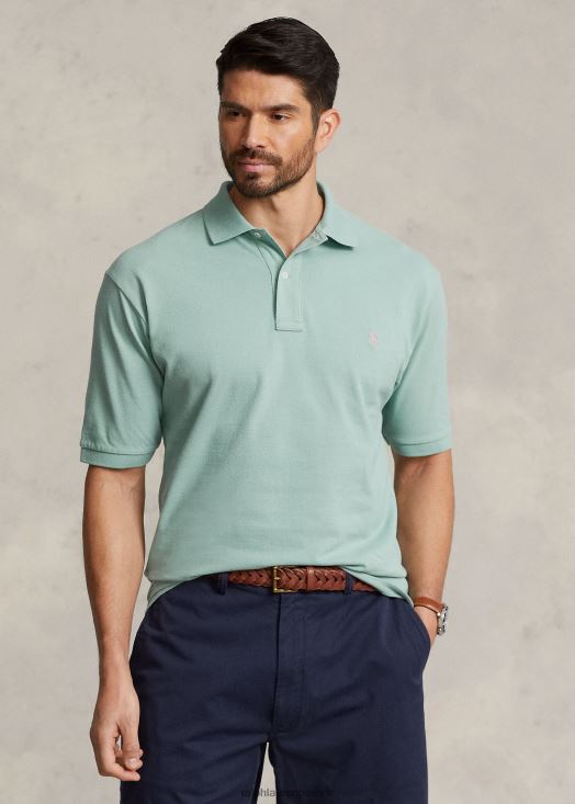 le polo iconique en maille 46T60T1836 Hommes Ralph Lauren vert essex