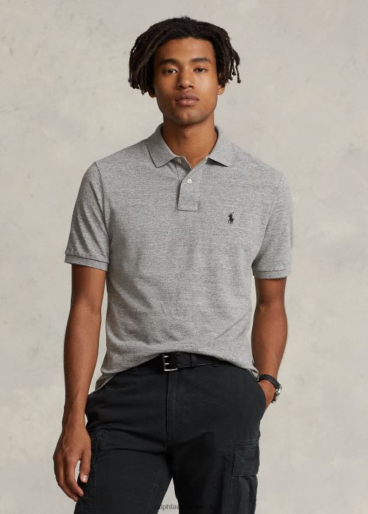 nouveau polo slim en mesh 46T60T31 Hommes Ralph Lauren bruyère de canterbury