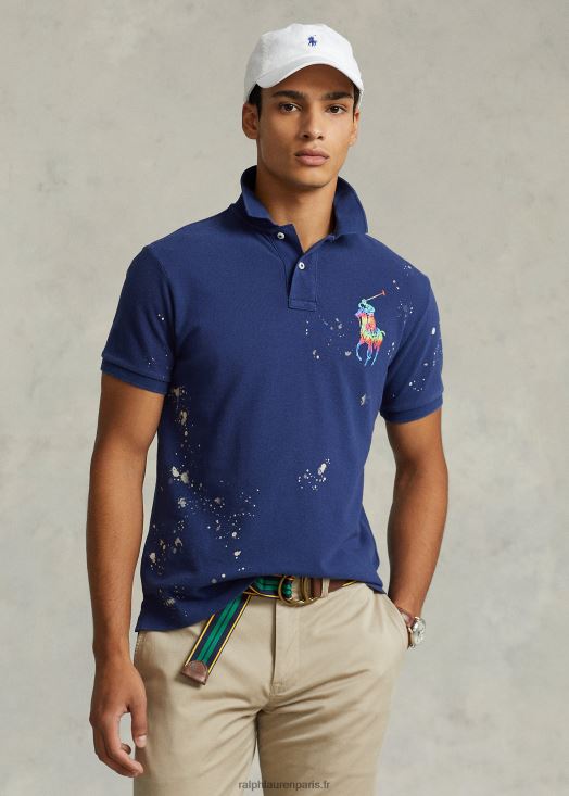 polo coupe classique en maille Big Pony 46T60T8628 Hommes Ralph Lauren eau fraiche