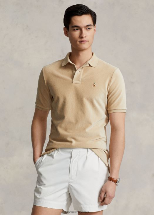polo coupe classique en velours côtelé 46T60T1086 Hommes Ralph Lauren dune de sable