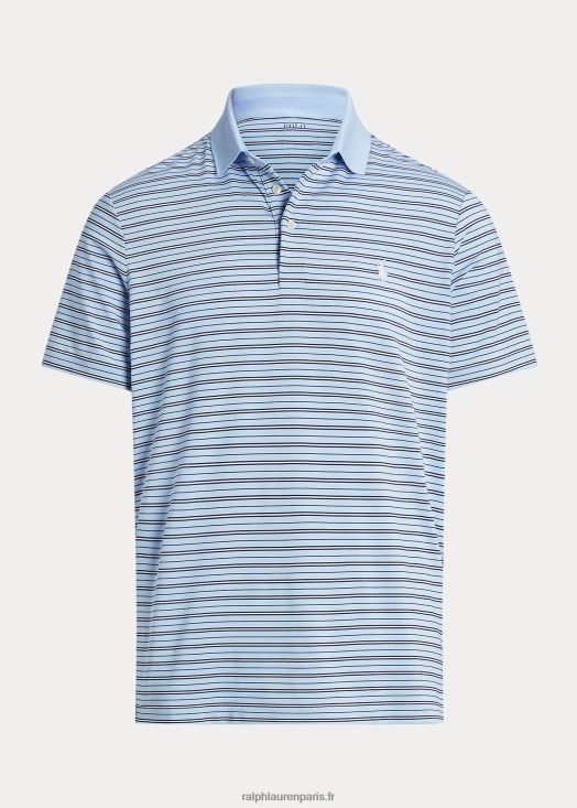 polo de performance coupe classique 46T60T932 Hommes Ralph Lauren bureau bleu multi