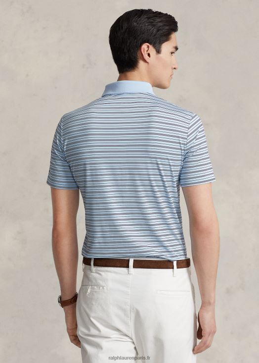 polo de performance coupe classique 46T60T932 Hommes Ralph Lauren bureau bleu multi