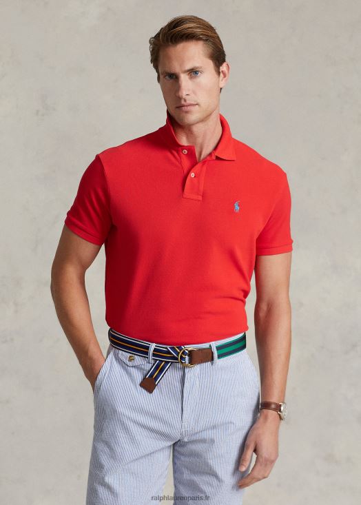 polo de travail/décontracté en maille coupe slim 46T60T42 Hommes Ralph Lauren pétale de rose