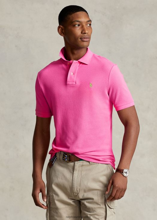 polo de travail/décontracté en maille coupe slim 46T60T45 Hommes Ralph Lauren dalia rose