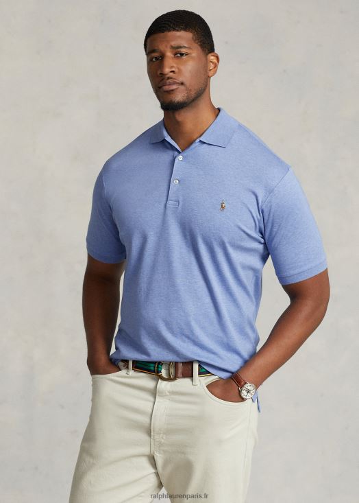 polo en coton doux 46T60T1535 Hommes Ralph Lauren douce bruyère royale