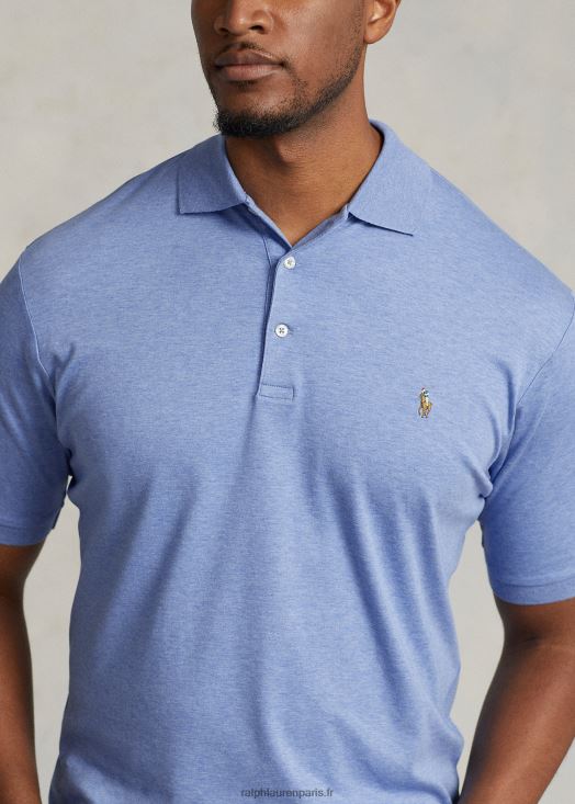 polo en coton doux 46T60T1535 Hommes Ralph Lauren douce bruyère royale