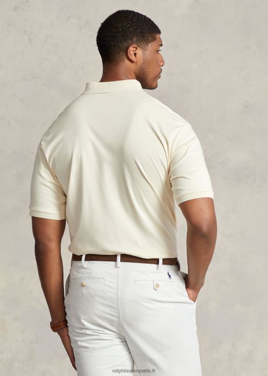 polo en coton doux 46T60T1539 Hommes Ralph Lauren crème guide