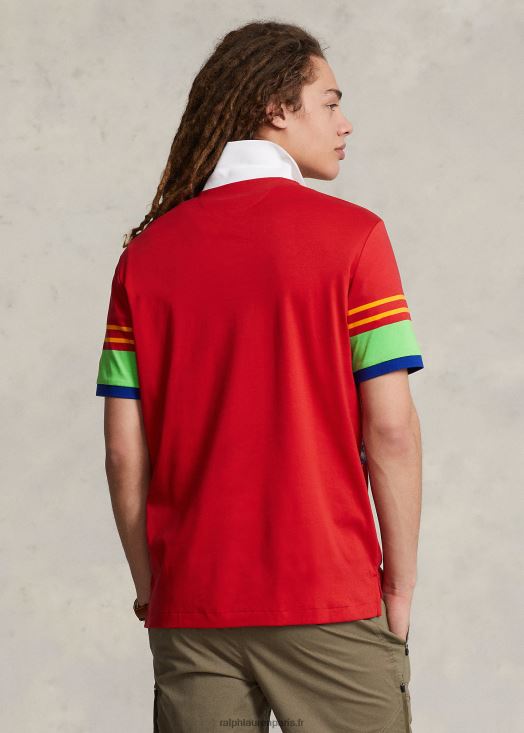 polo en coton doux imprimé coupe classique 46T60T778 Hommes Ralph Lauren 67 impression