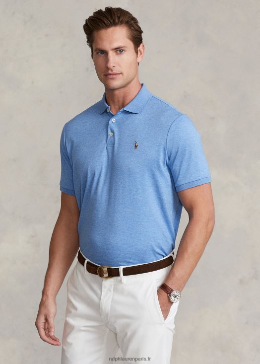 polo en coton doux - toutes coupes 46T60T186 Hommes Ralph Lauren douce bruyère royale