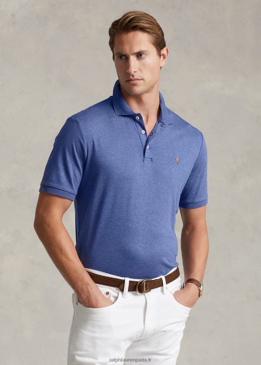 polo en coton doux - toutes coupes 46T60T187 Hommes Ralph Lauren bruyère royale fanée