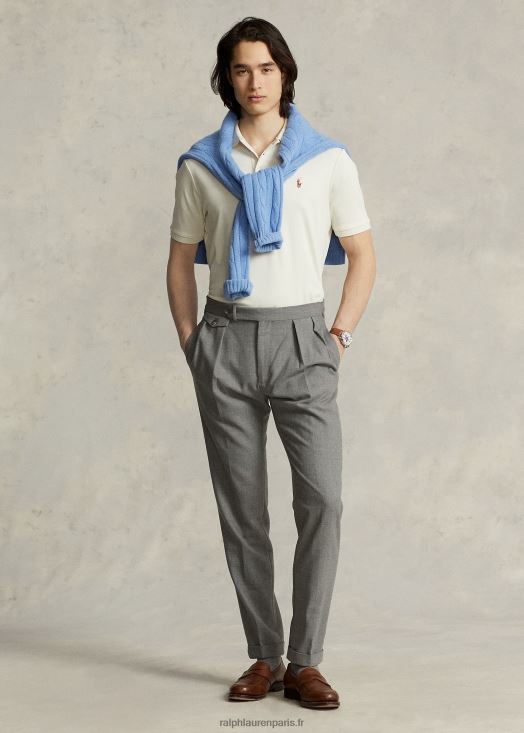 polo en coton doux - toutes coupes 46T60T191 Hommes Ralph Lauren crème guide
