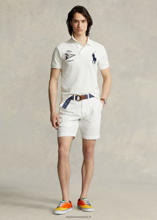 polo en maille big pony coupe slim personnalisé 46T60T864 Hommes Ralph Lauren névis