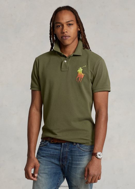 polo en maille big pony - toutes coupes 46T60T563 Hommes Ralph Lauren sauge noire