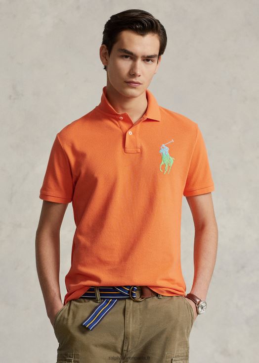 polo en maille big pony - toutes coupes 46T60T564 Hommes Ralph Lauren station orange