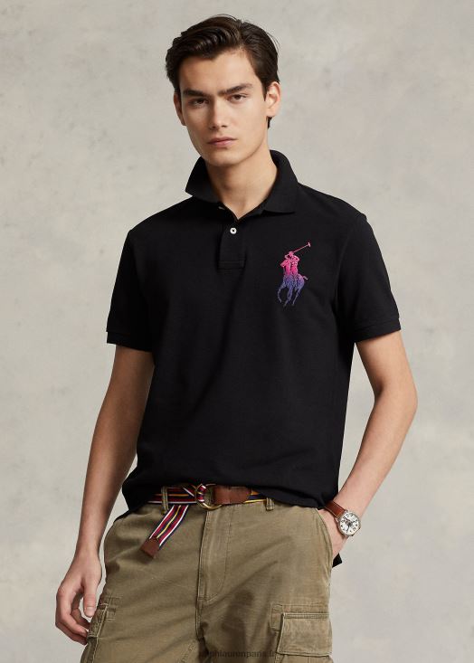 polo en maille big pony - toutes coupes 46T60T565 Hommes Ralph Lauren noir