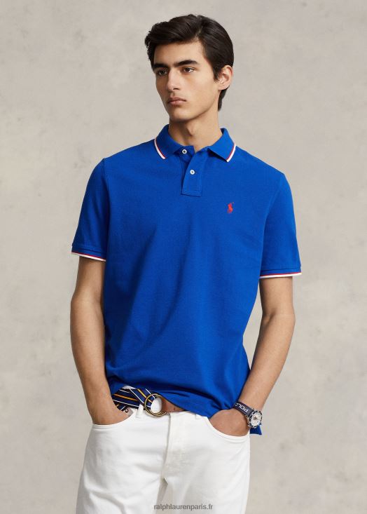 polo en maille coupe classique 46T60T587 Hommes Ralph Lauren royale du pacifique
