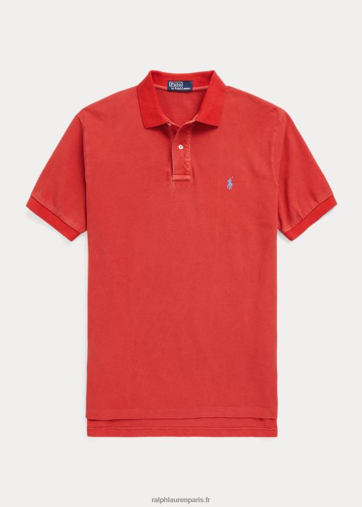 polo en maille coupe originale 46T60T875 Hommes Ralph Lauren poteau rouge