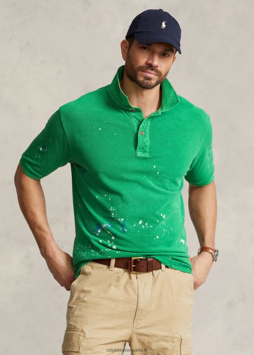 polo en résille effet vieilli 46T60T1390 Hommes Ralph Lauren tige