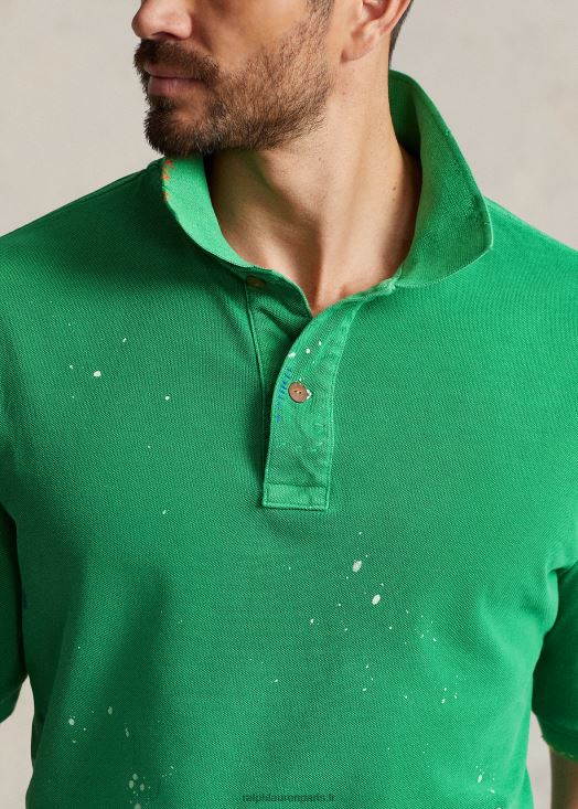 polo en résille effet vieilli 46T60T1390 Hommes Ralph Lauren tige