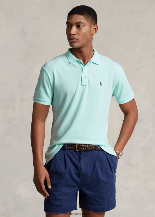 polo en tissu éponge coupe slim spa personnalisé 46T60T1138 Hommes Ralph Lauren île aquatique