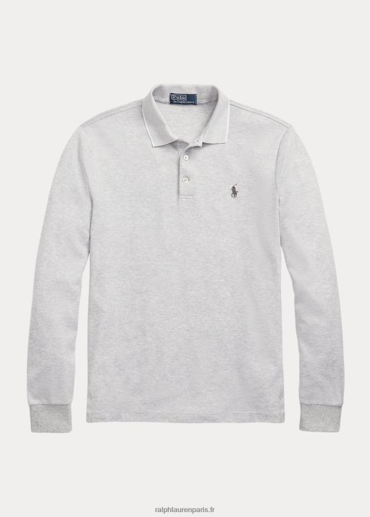 polo œil-de-perdrix coupe slim personnalisé 46T60T938 Hommes Ralph Lauren andover bruyère