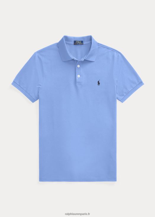 polo mode coupe slim en mesh 46T60T10 Hommes Ralph Lauren Harbour Island bleu/marine