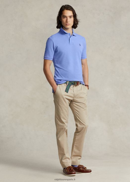 polo mode coupe slim en mesh 46T60T10 Hommes Ralph Lauren Harbour Island bleu/marine