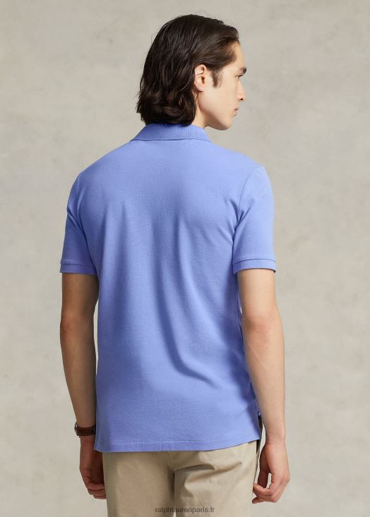 polo mode coupe slim en mesh 46T60T10 Hommes Ralph Lauren Harbour Island bleu/marine