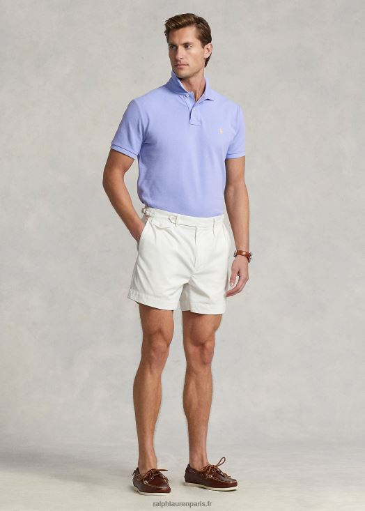 polo mode coupe slim en mesh 46T60T11 Hommes Ralph Lauren bleu lafayette