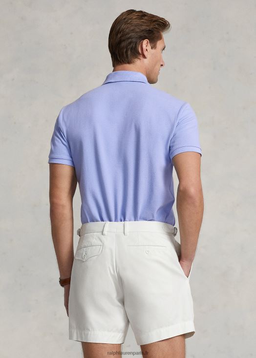 polo mode coupe slim en mesh 46T60T11 Hommes Ralph Lauren bleu lafayette