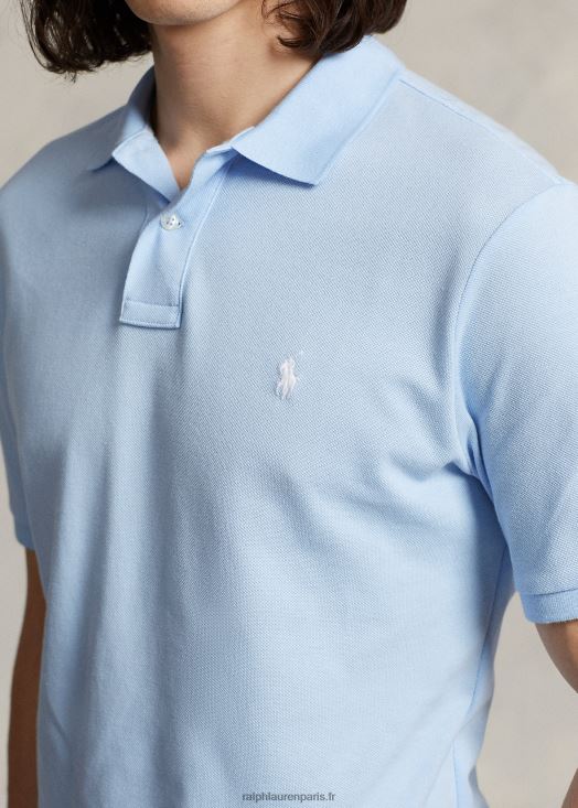 polo mode coupe slim en mesh 46T60T13 Hommes Ralph Lauren bureau bleu