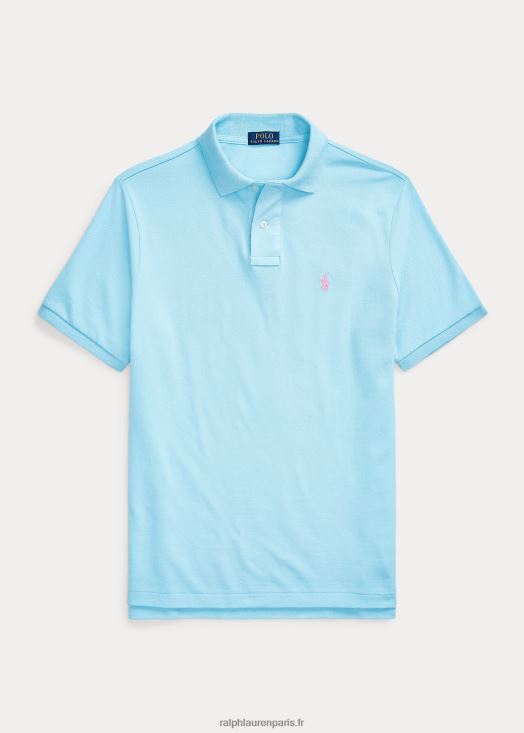 polo mode coupe slim en mesh 46T60T17 Hommes Ralph Lauren nova turquoise