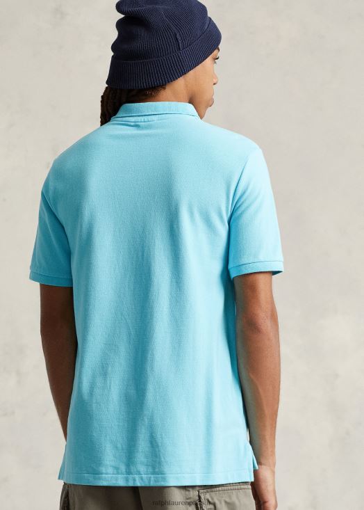 polo mode coupe slim en mesh 46T60T17 Hommes Ralph Lauren nova turquoise
