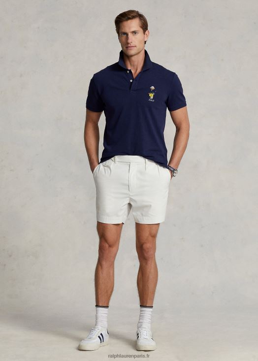 polo ours performance slim personnalisé 46T60T531 Hommes Ralph Lauren marine raffinée