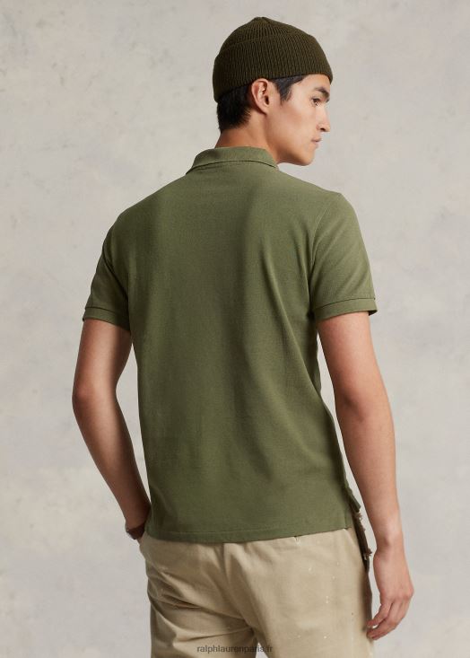 polo ours polo slim fit personnalisé 46T60T8660 Hommes Ralph Lauren