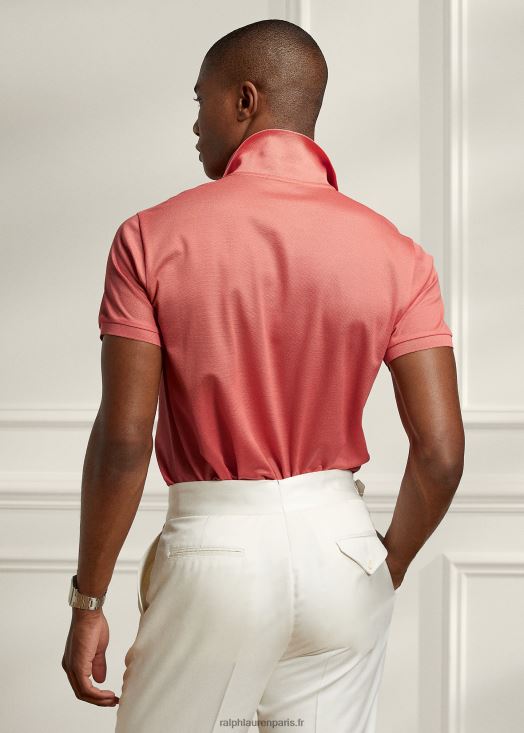 polo piqué coupe slim personnalisé 46T60T66 Hommes Ralph Lauren melon