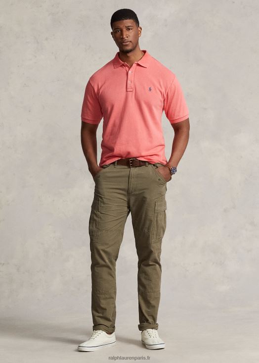polo spa éponge 46T60T1471 Hommes Ralph Lauren récif rouge