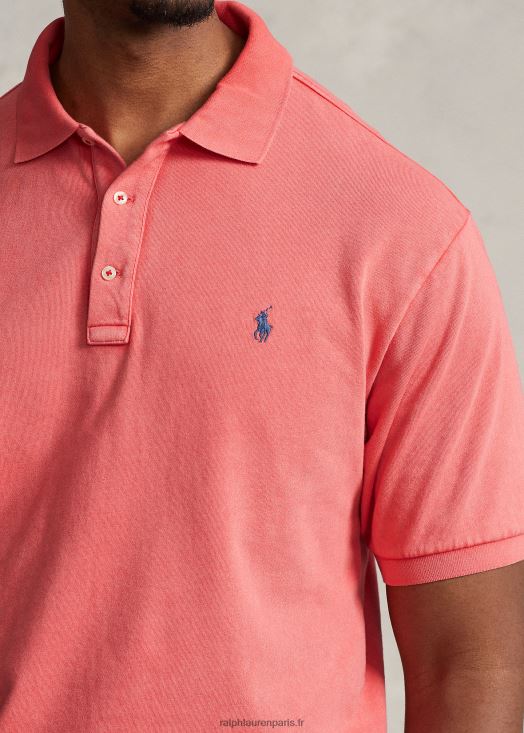 polo spa éponge 46T60T1471 Hommes Ralph Lauren récif rouge