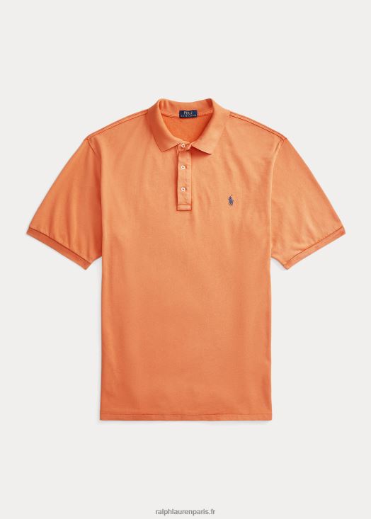 polo spa éponge 46T60T1472 Hommes Ralph Lauren orange optique