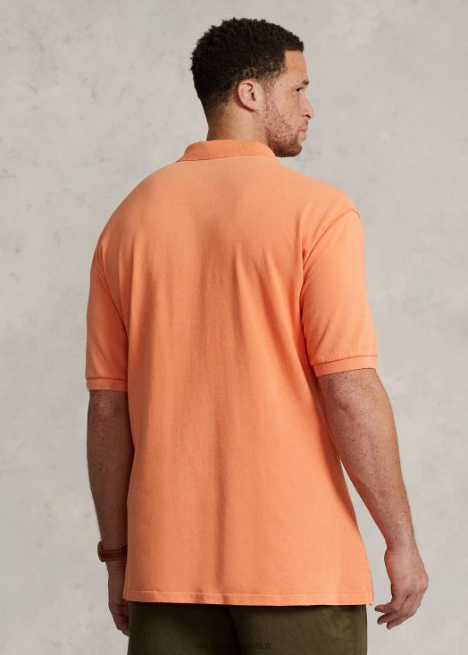 polo spa éponge 46T60T1472 Hommes Ralph Lauren orange optique
