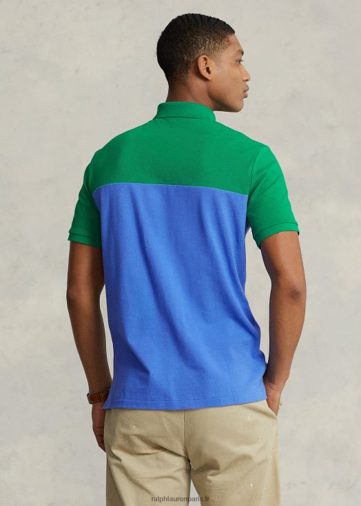 polo utilitaire coupe classique en mesh 46T60T8454 Hommes Ralph Lauren étoile saphir multi