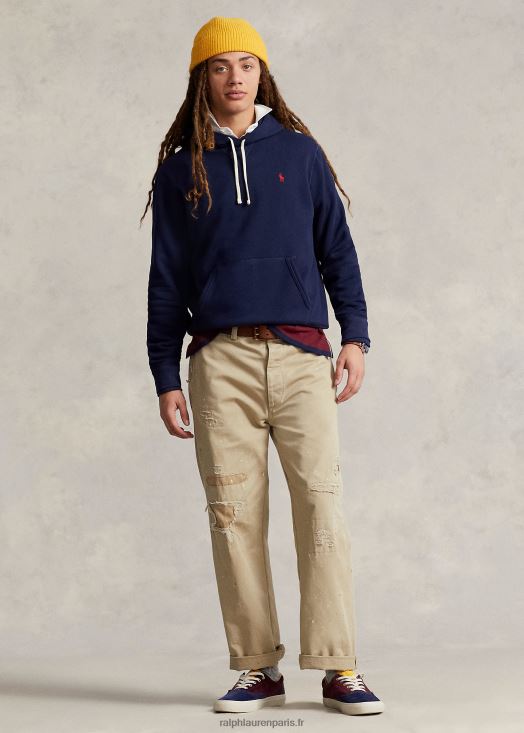 le sweat à capuche rl 46T60T401 Hommes Ralph Lauren marine de croisière