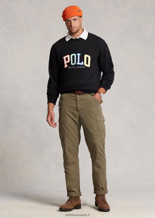 le sweat à logo polaire rl 46T60T1912 Hommes Ralph Lauren noir