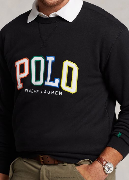 le sweat à logo polaire rl 46T60T1912 Hommes Ralph Lauren noir